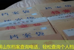 了解山东档案查询电话，轻松查询个人档案