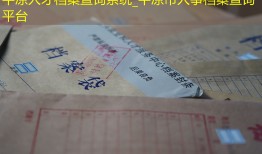 平凉人才档案查询系统_平凉市人事档案查询平台
