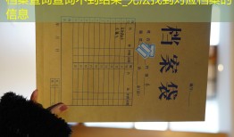 档案查询查询不到结果_无法找到对应档案的信息