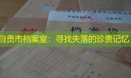 自贡市档案室：寻找失落的珍贵记忆