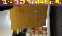 如何在线查询档案在哪