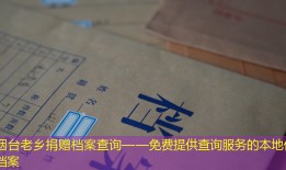 烟台老乡捐赠档案查询——免费提供查询服务的本地化档案