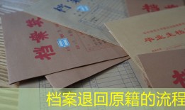 档案退回原籍的流程