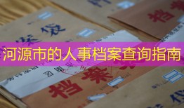 河源市的人事档案查询指南
