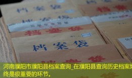 河南濮阳市濮阳县档案查询_在濮阳县查询历史档案始终是很重要的环节。