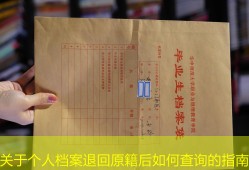 关于个人档案退回原籍后如何查询的指南