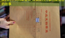 陕西的个人档案查询_探索陕西人事档案背后的故事