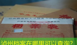 泸州档案在哪里可以查询？