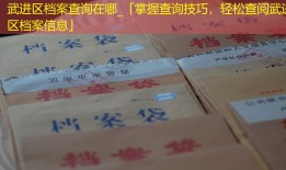 武进区档案查询在哪_「掌握查询技巧，轻松查阅武进区档案信息」