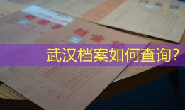 武汉档案如何查询？