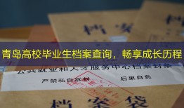 青岛高校毕业生档案查询，畅享成长历程