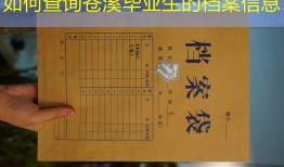 如何查询苍溪毕业生的档案信息