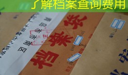 了解档案查询费用
