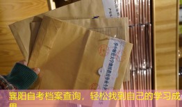 襄阳自考档案查询，轻松找到自己的学习成果