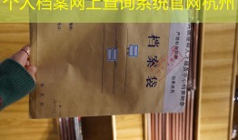 个人档案网上查询系统官网杭州