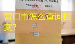 营口市怎么查询档案？