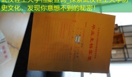 武汉轻工大学档案查询_探索武汉轻工大学历史文化，发现你意想不到的秘密！