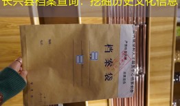 长兴县档案查询：挖掘历史文化信息
