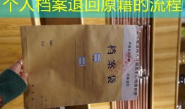 个人档案退回原籍的流程