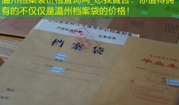 温州档案袋价格查询网_恕我直言：你值得拥有的不仅仅是温州档案袋的价格！