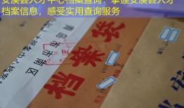 安溪县人才中心档案查询：掌握安溪县人才档案信息，感受实用查询服务