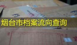 烟台市档案流向查询