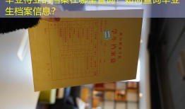 毕业待业的档案在哪里查询？如何查询毕业生档案信息？