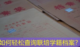 如何轻松查询联培学籍档案？