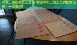 深圳上班档案怎么查询_掌握深圳上班人员的档案信息：一键查阅！