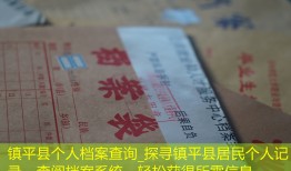 镇平县个人档案查询_探寻镇平县居民个人记录，查阅档案系统，轻松获得所需信息。