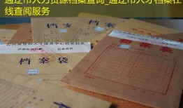 通辽市人力资源档案查询_通辽市人才档案在线查阅服务