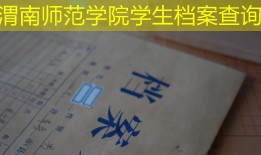 渭南师范学院学生档案查询