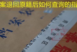 档案退回原籍后如何查询的指南