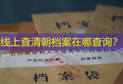 线上查清朝档案在哪查询？