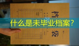 什么是未毕业档案？