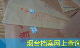 烟台档案网上查询
