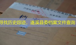 寻找历史踪迹，遂溪县委档案文件查询
