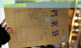 安徽省人才网档案查询入口：退档人员如何查询个人档案