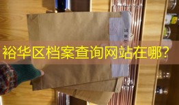 裕华区档案查询网站在哪？