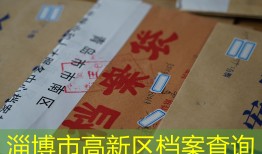 淄博市高新区档案查询