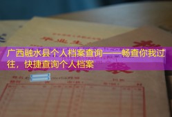 广西融水县个人档案查询——畅查你我过往，快捷查询个人档案