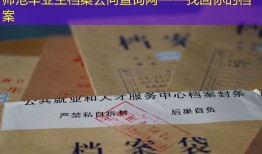 师范毕业生档案去向查询网——找回你的档案
