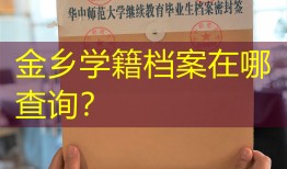 金乡学籍档案在哪查询？
