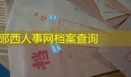 郧西人事网档案查询