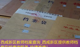 西咸新区教师档案查询_西咸新区提供教师档案在线查询服务-快捷准确！