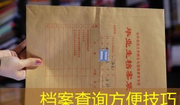 档案查询方便技巧
