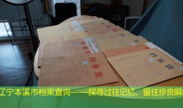 辽宁本溪市档案查询——探寻过往记忆，留住珍贵瞬间