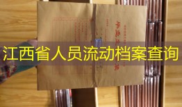 江西省人员流动档案查询