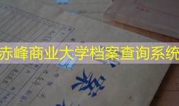 赤峰商业大学档案查询系统