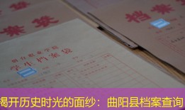 揭开历史时光的面纱：曲阳县档案查询
